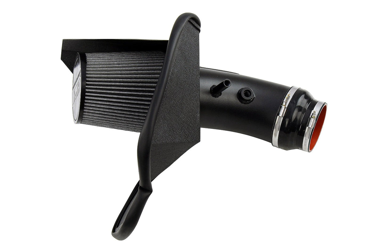 HPS Shortram Air Intake Heat Shield Kit for 19-23 Dodge Charger SRT Hellcat 6.2L SKU 827-681WB, wrinkle black product view 3