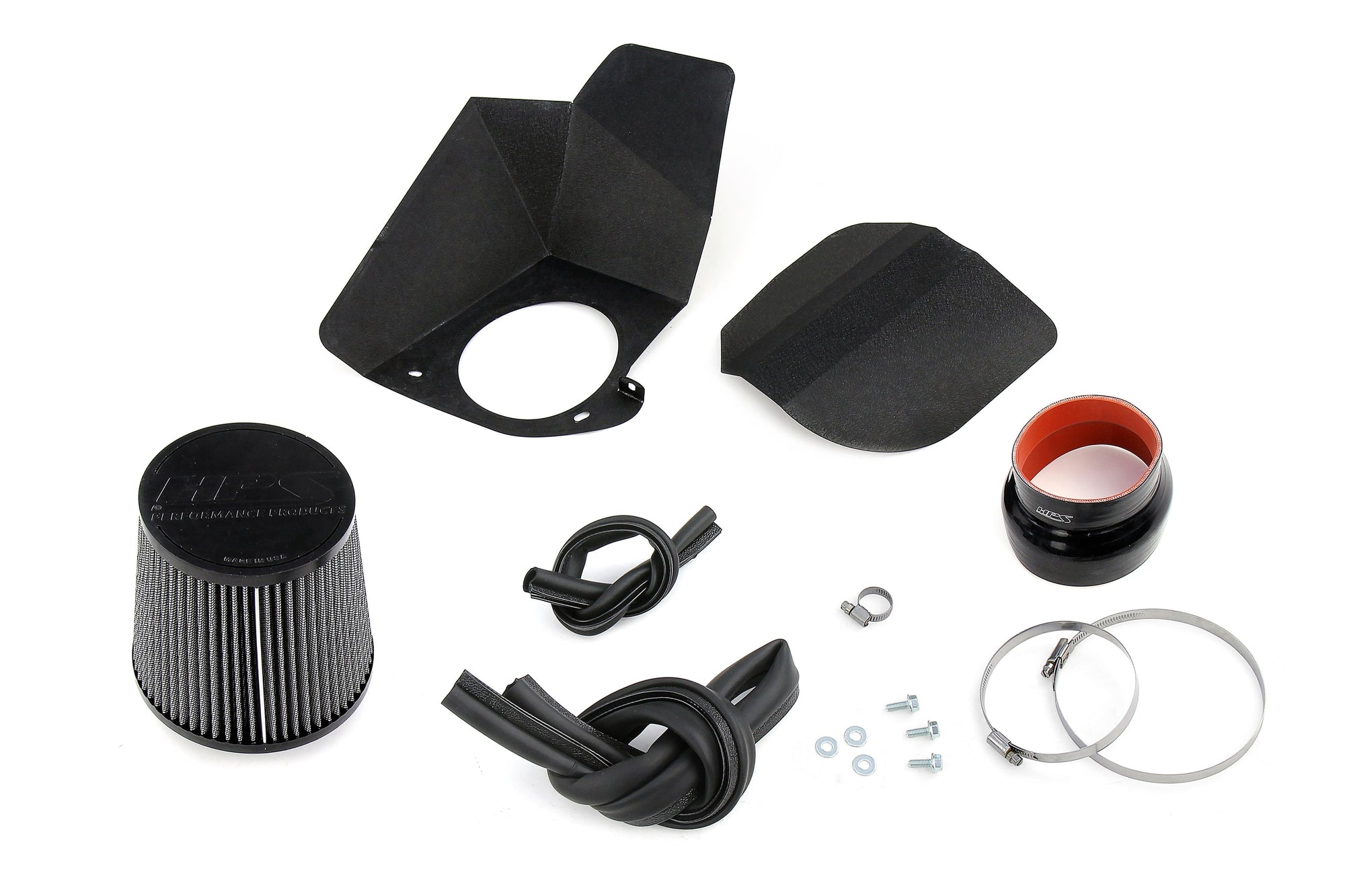 827-681BL HPS Blue Shortram Air Intake+Heat Shield For 19-23 Charger SRT Hellcat 6.2L V8