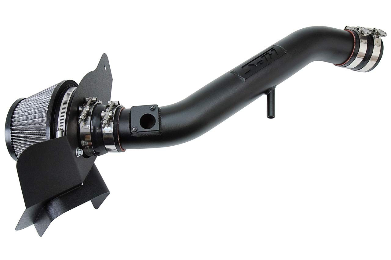 HPS Shortram Air Intake Heat Shield Kit for 13-20 Lexus GS350 / 21+ IS300 IS350 / 15+ RC350 3.5L V6 SKU 827-682WB, wrinkle black product view