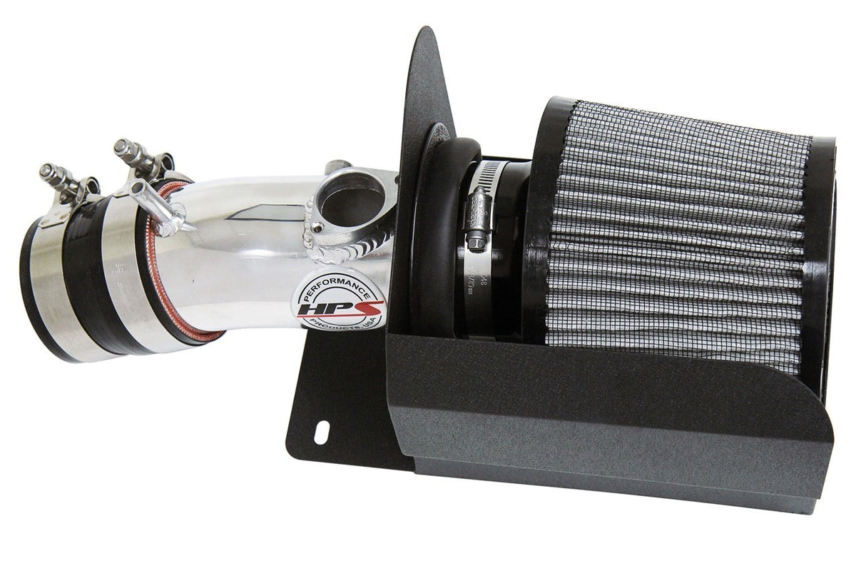 HPS Shortram Air Intake Heat Shield Kit for 13-18 Mazda Mazda3 2.0L Skyactiv SKU 827-686P, polished product view