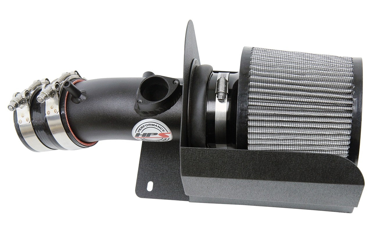 HPS Shortram Air Intake Heat Shield Kit for 13-18 Mazda Mazda3 2.0L Skyactiv SKU 827-686WB, wrinkle black product view