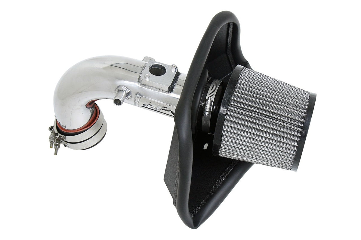 HPS Shortram Air Intake Heat Shield Kit for 2011-2016 Scion tC 2.5L SKU 827-687P, polished product view