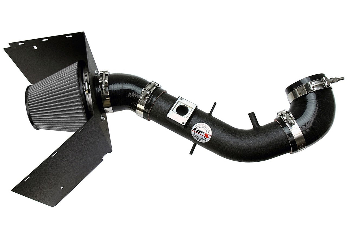 HPS Shortram Air Intake Heat Shield Kit for 03-04 Toyota 4Runner 4.7L V8 SKU 827-690WB, wrinkle black product view