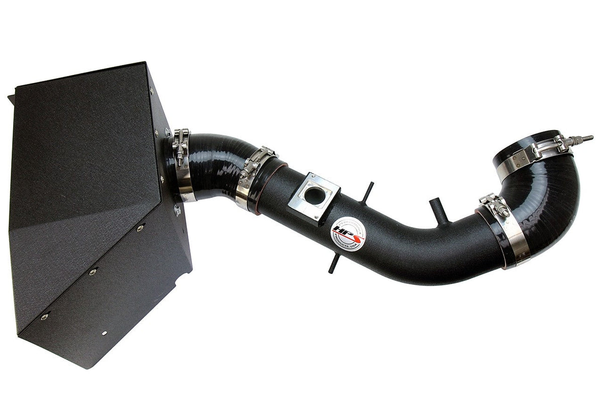 HPS Shortram Air Intake Heat Shield Kit for 03-04 Toyota 4Runner 4.7L V8 SKU 827-690WB, wrinkle black product view