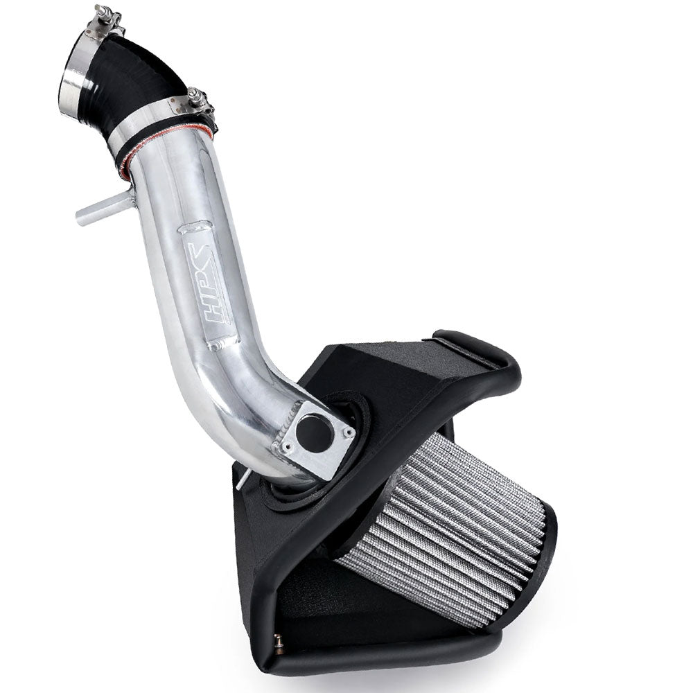 HPS Shortram Air Intake Heat Shield Kit for 18-24 Toyota Camry 3.5L V6 XV70 SKU 827-692P, polished product view