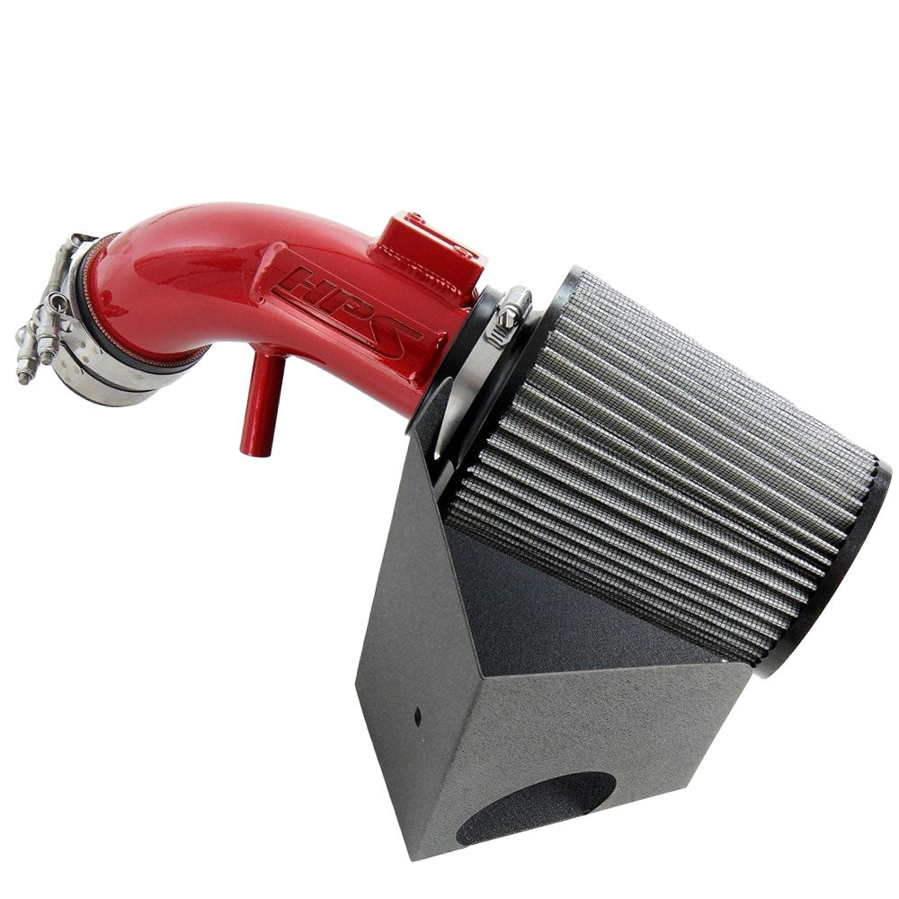 HPS Shortram Air Intake Heat Shield Kit for 06-11 Honda Civic 1.8L FA FG SKU 827-694R, red product view