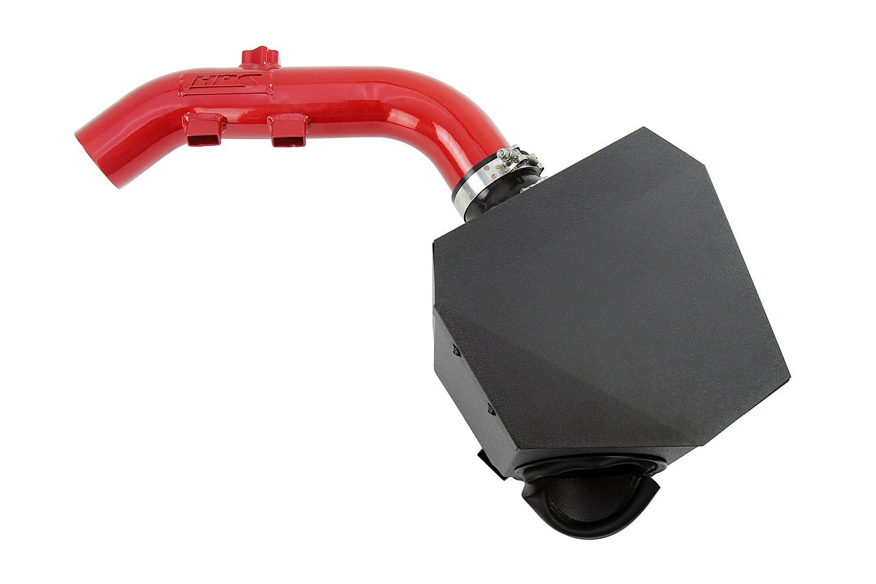HPS Shortram Air Intake Heat Shield Kit for 15-19 BMW X6 N55 3.0L Turbo F16 SKU 827-699R, red product view
