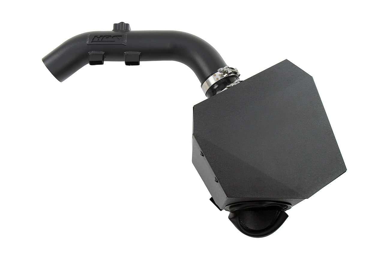 HPS Shortram Air Intake Heat Shield Kit for 15-19 BMW X6 N55 3.0L Turbo F16 SKU 827-699WB, wrinkle black product view