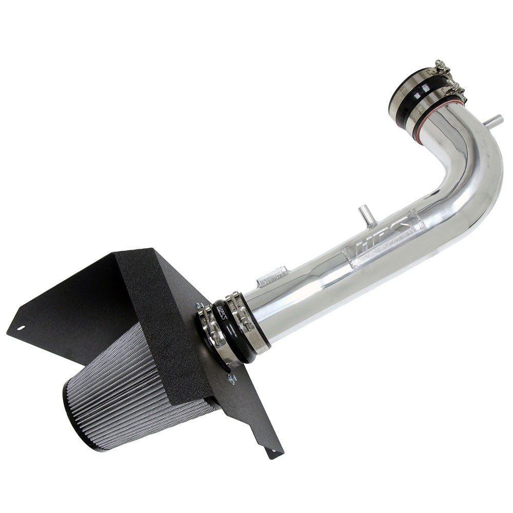 HPS Shortram Air Intake Heat Shield Kit for 14-18 Chevrolet Silverado / GMC Sierra 1500 / 18-20 Yukon 6.2L V8 SKU 827-707P, polished product view