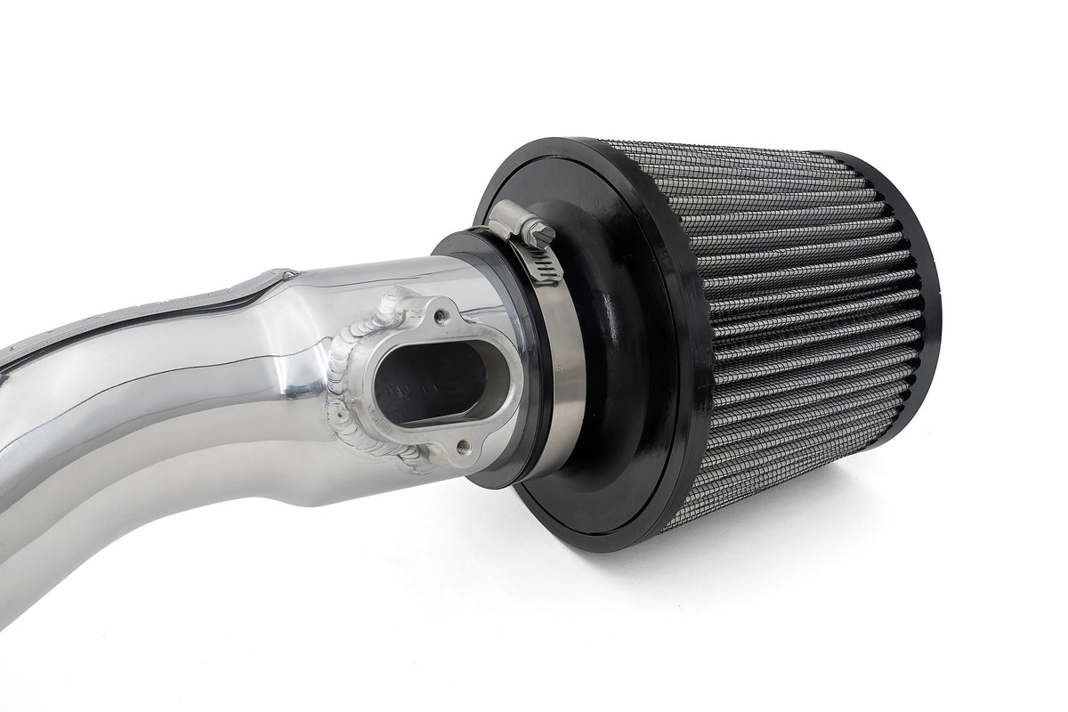 HPS Shortram Air Intake Heat Shield Kit for 16-19 Chevrolet Cruze 1.4L Turbo D2LC SKU 827-709P, polished alternate product view