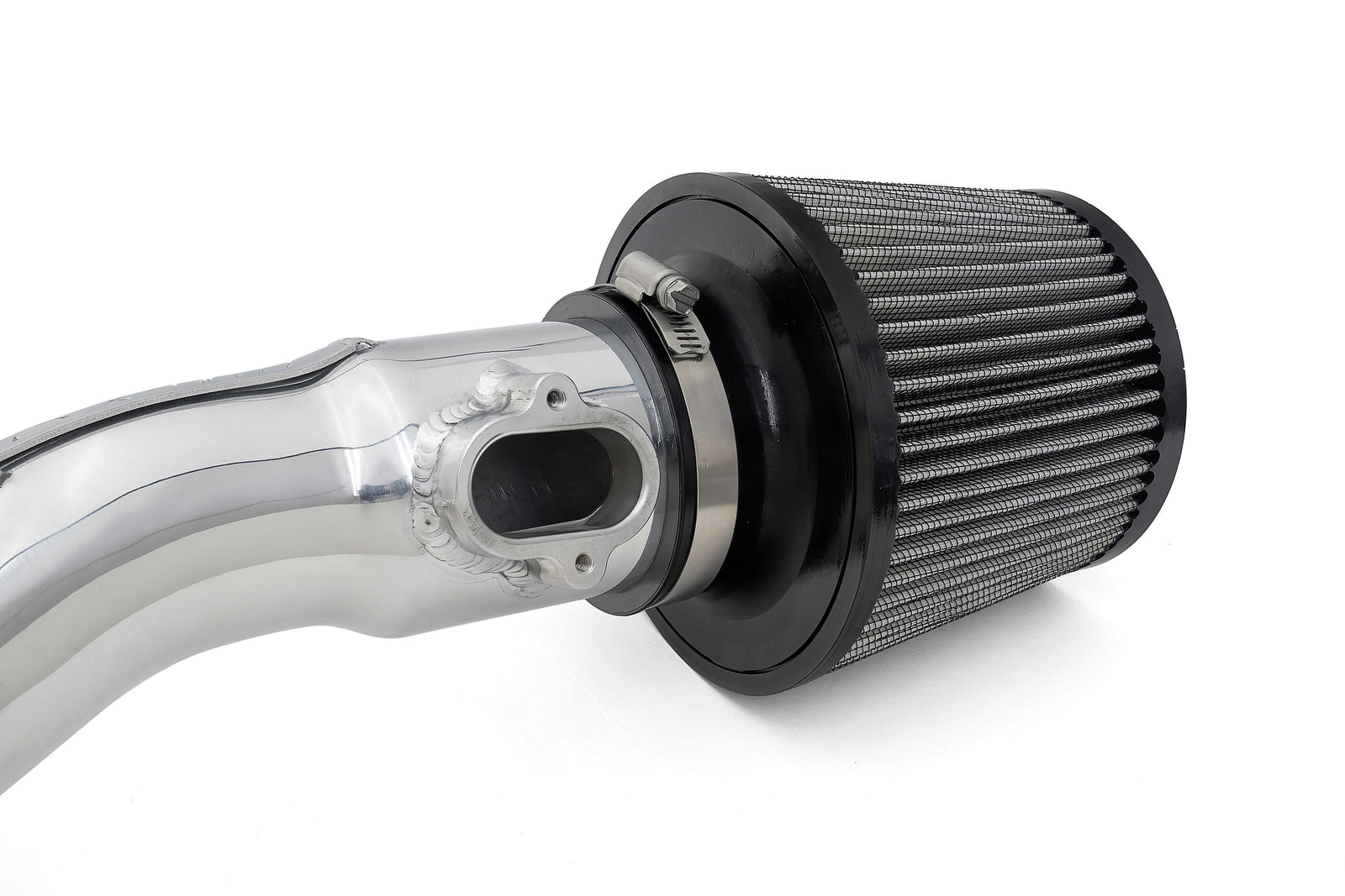 HPS Shortram Air Intake Heat Shield Kit for 16-19 Chevrolet Cruze 1.4L Turbo D2LC SKU 827-709P, polished alternate product view