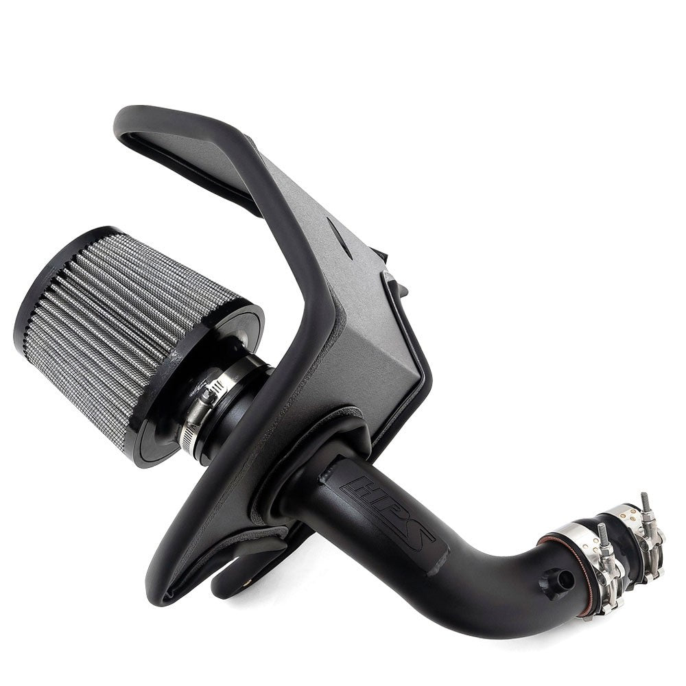 HPS Shortram Air Intake Heat Shield Kit for 16-19 Chevrolet Cruze 1.4L Turbo D2LC SKU 827-709WB, wrinkle black product view