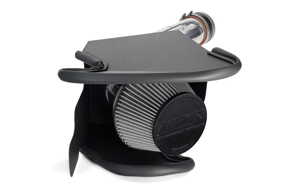 HPS Shortram Air Intake Heat Shield Kit for 21-24 Kia K5 / 20-23 Hyundai Sonata 1.6L Turbo SKU 827-712P, polished alternate product view