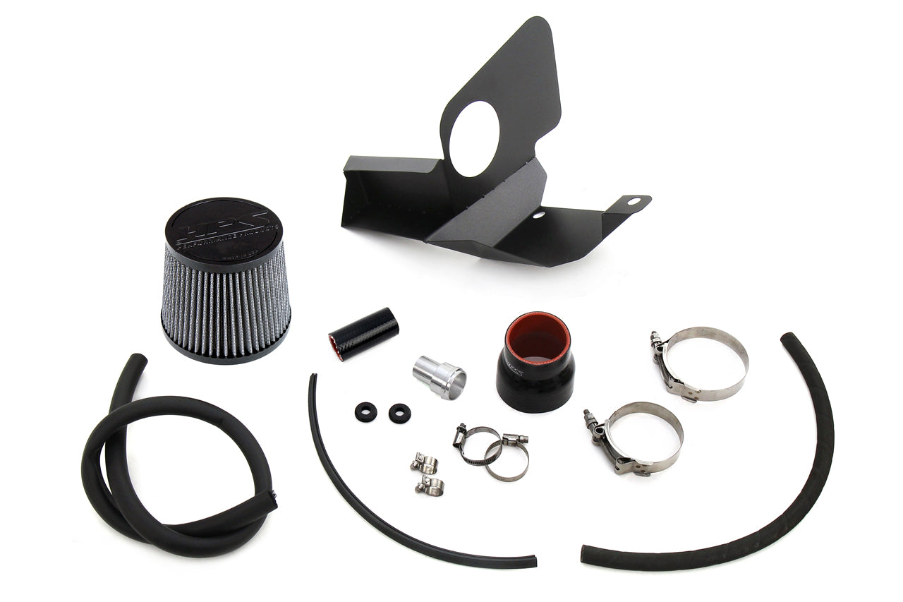 827-714R HPS Red Shortram Air Intake with Heat Shield For 19-21 VW Jetta 1.4L Turbo A7