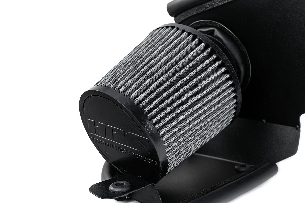 827-714R HPS Red Shortram Air Intake with Heat Shield For 19-21 VW Jetta 1.4L Turbo A7