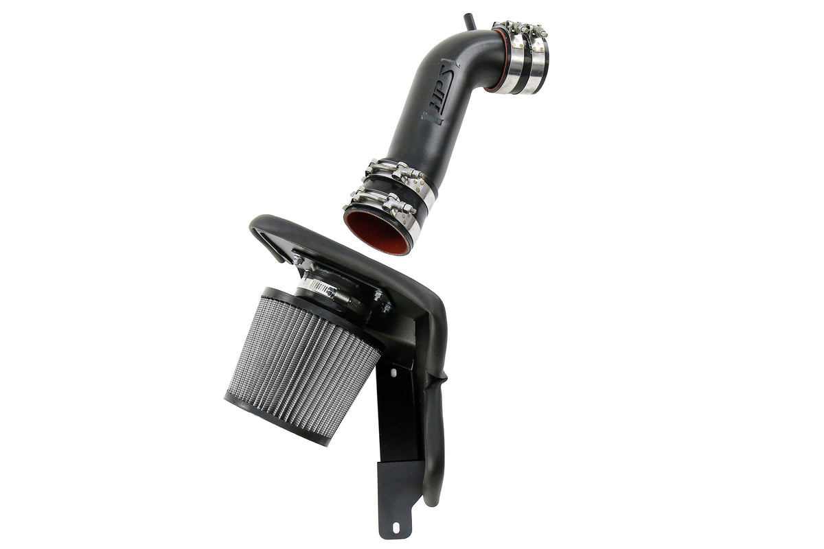 HPS Black Aluminum Shortram Air Intake Kit w/Heat Shield For 93-96 Toyota Supra 3.0L Non Turbo 2JZGE