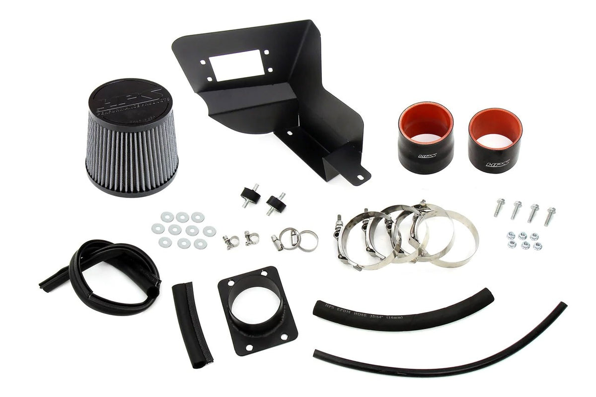 827-715P HPS Polish Shortram Air Intake w/Heat Shield For 93-96 Toyota Supra 3.0 NonTurbo