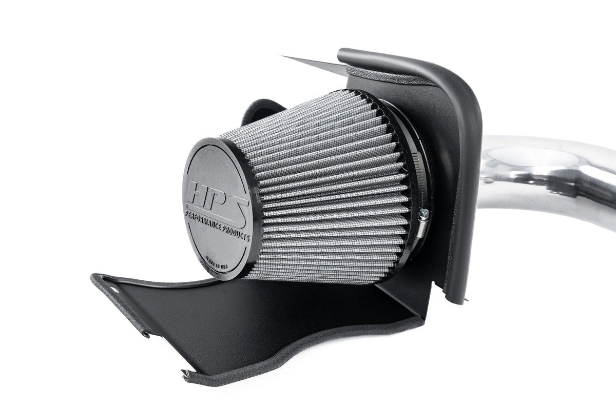 HPS Shortram Air Intake Heat Shield Kit for 22-23 Hyundai Kona N 2.0L Turbo SKU 827-721P, polished alternate product view