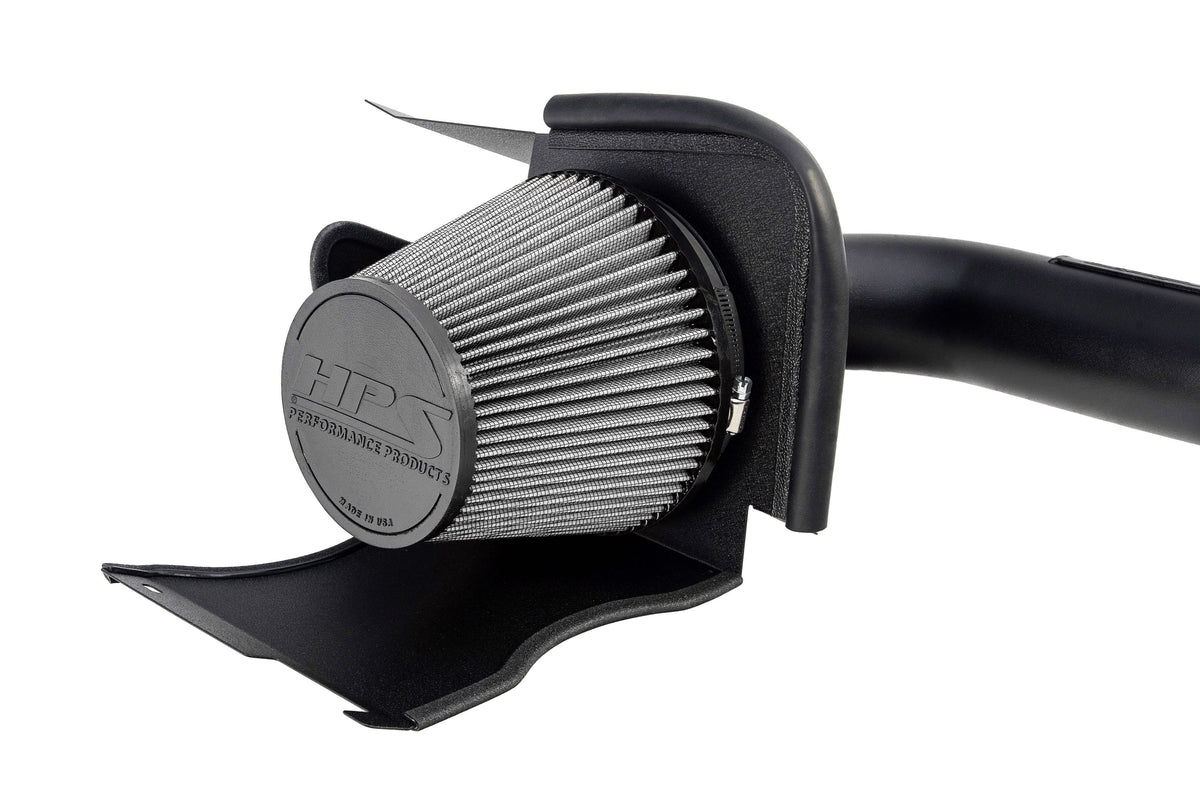 HPS Shortram Air Intake Heat Shield Kit for 22-23 Hyundai Kona N 2.0L Turbo SKU 827-721WB, wrinkle black alternate product view