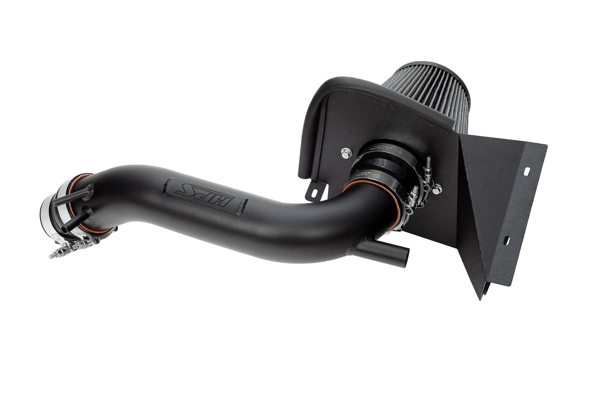 HPS Shortram Air Intake Heat Shield Kit for 22-23 Hyundai Kona N 2.0L Turbo SKU 827-721WB, wrinkle black product view 3