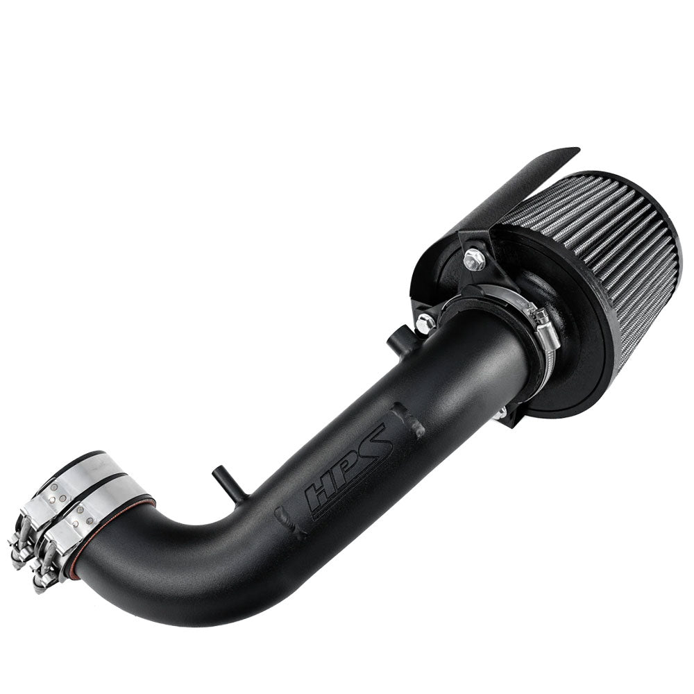 HPS 827-724WB Black Shortram Air Intake Kit w/Heat Shield