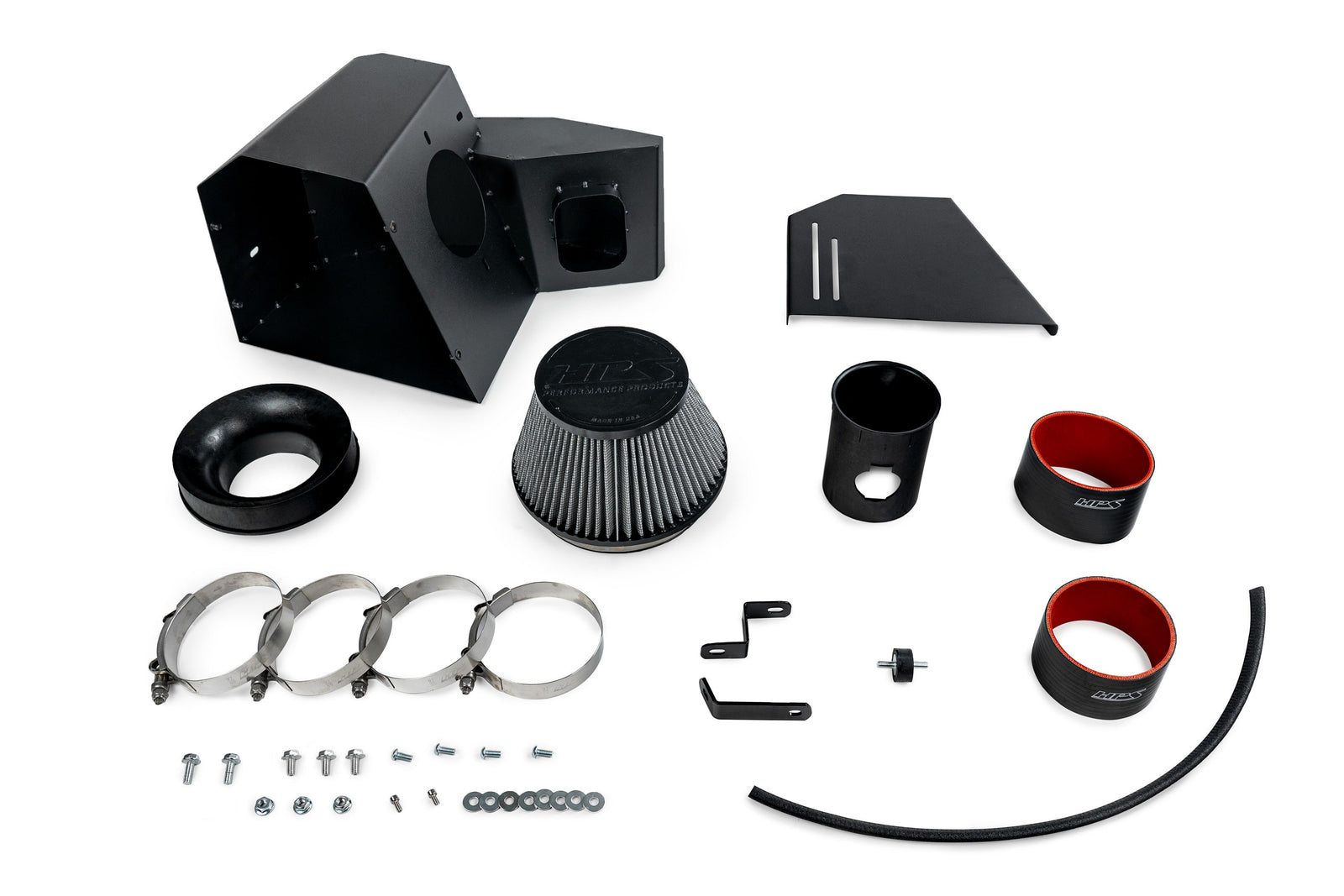 HPS Blue Shortram Air Intake Heat Shield Kit For 22+ Acura MDX Type-S 3.0L Turbo YD8