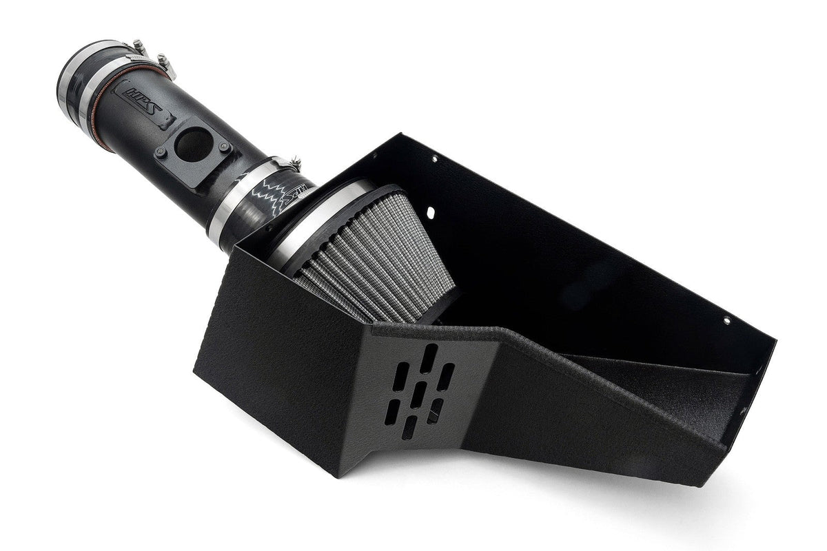 HPS Shortram Air Intake Heat Shield Kit for 19+ Acura RDX 2.0L Turbo TC1 / TC2 SKU 827-729WB, wrinkle black alternate product view