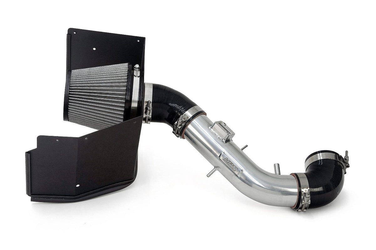 HPS Shortram Air Intake Heat Shield Kit for 05-09 Lexus GX470 / Toyota 4Runner 4.7L V8 VVT-i SKU 827-730P, polished product view