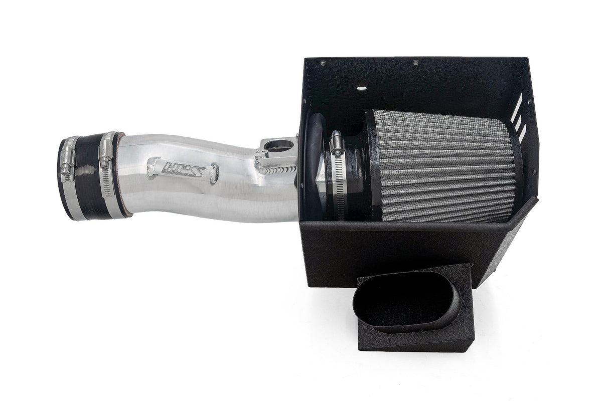 827-731P HPS Polish Shortram Air Intake Kit+Heat Shield For 21+ Acura TLX 2.0 Turbo UB5/6