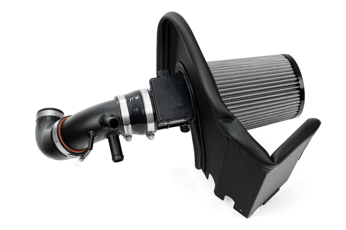 HPS Shortram Air Intake Heat Shield + Upper Charge Pipe Hot Side for 04-05 Mazda Miata Mazdaspeed 1.8 Tubro SKU 827-733WB, wrinkle black alternate product view