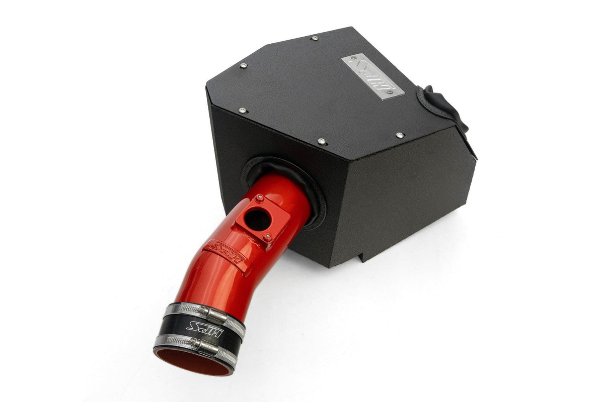 HPS Shortram Air Intake Heat Shield Kit for 23+ Toyota GR Corolla 1.6L Turbo GZEA14 SKU 827-735R, red additional close-up detail