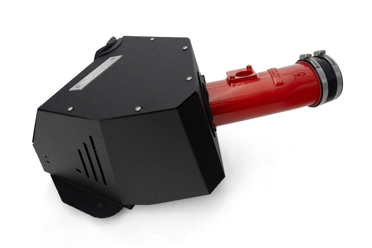 HPS Shortram Air Intake Heat Shield Kit for 23+ Toyota GR Corolla 1.6L Turbo GZEA14 SKU 827-735R, red close-up product detail