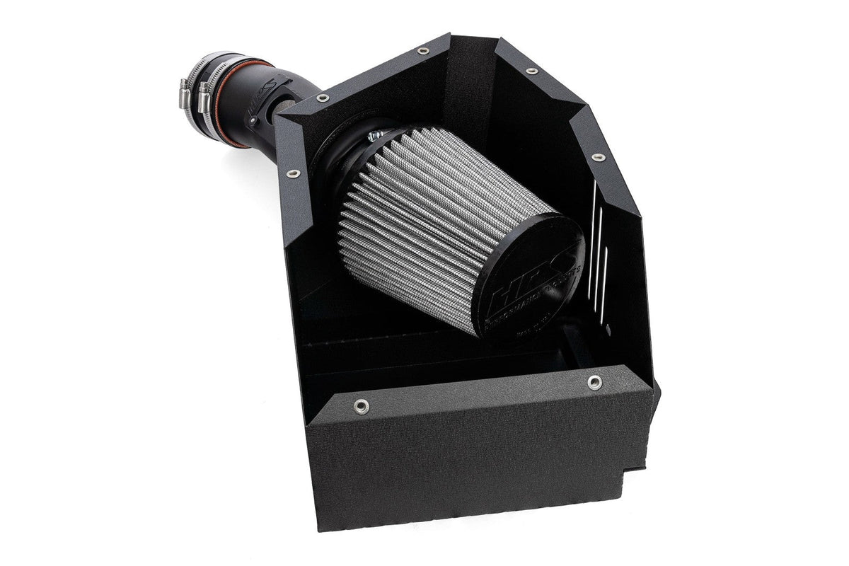 HPS Shortram Air Intake Heat Shield Kit for 23+ Toyota GR Corolla 1.6L Turbo GZEA14 SKU 827-735WB, wrinkle black close-up product detail