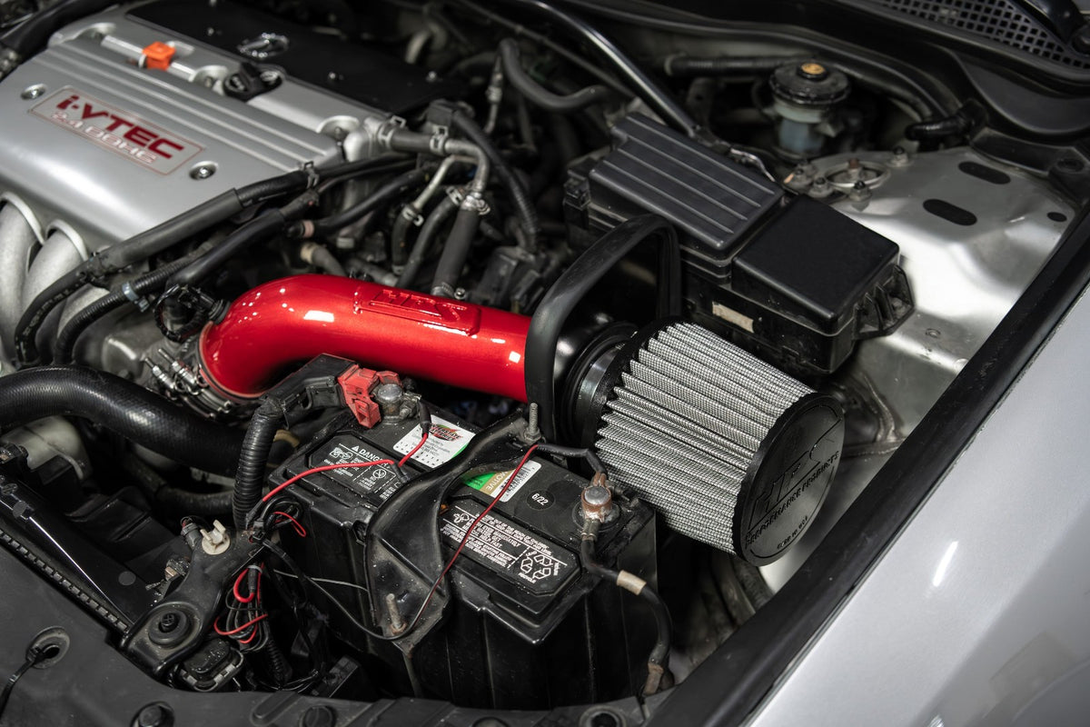 HPS Performance 827-737R Red Shortram Air Intake TSX CL9/Accord CM 827-737R