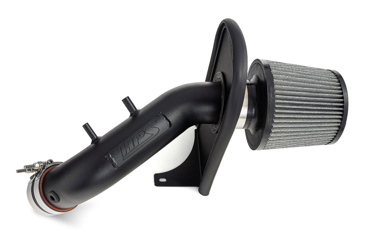 HPS Shortram Air Intake Heat Shield Kit for 04-08 Acura TSX 2.4L / 03-07 Honda Accord 2.4L SKU 827-737WB, wrinkle black product view