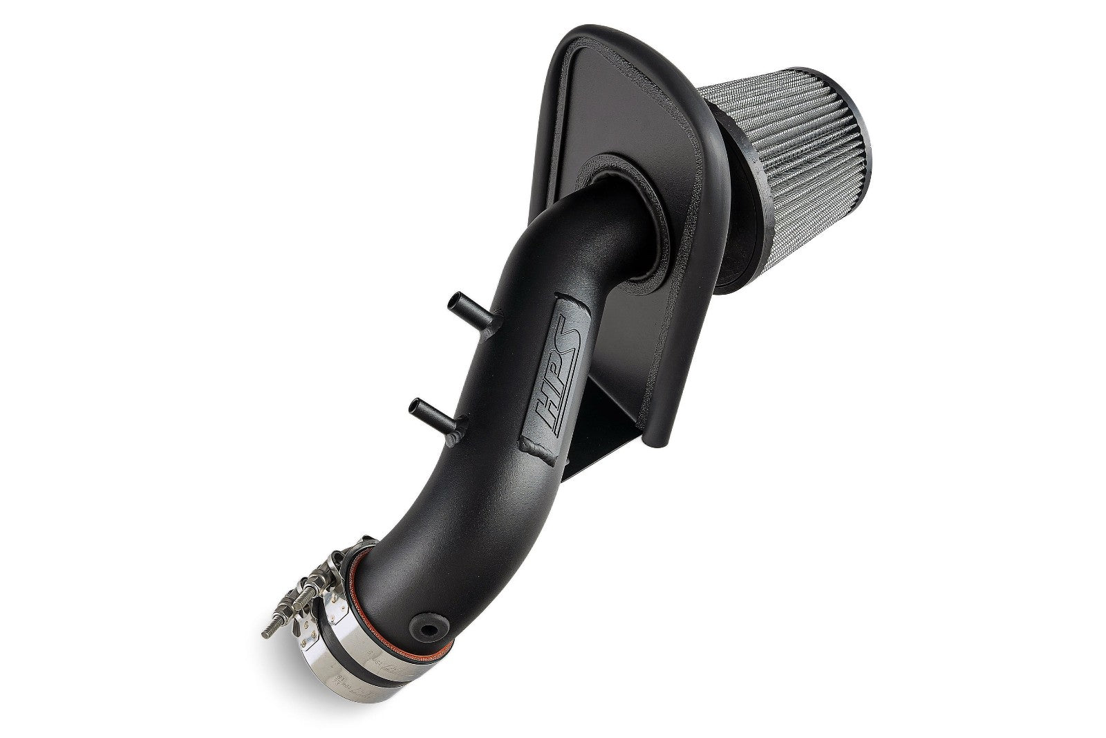 HPS Shortram Air Intake Heat Shield Kit for 04-08 Acura TSX 2.4L / 03-07 Honda Accord 2.4L SKU 827-737WB, wrinkle black product view
