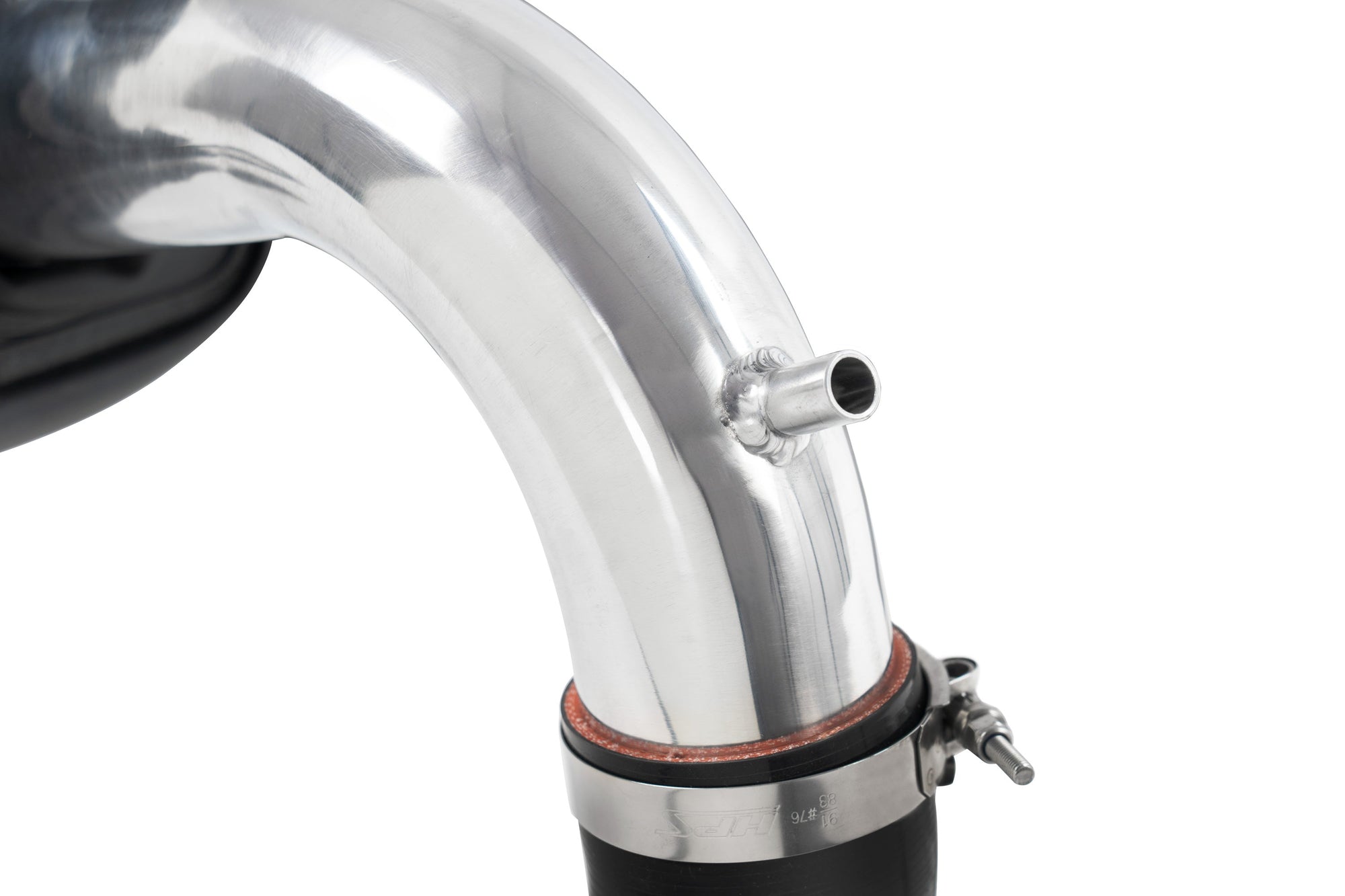 HPS 827-738P Polish Shortram Air Intake Kit with Heat Shield