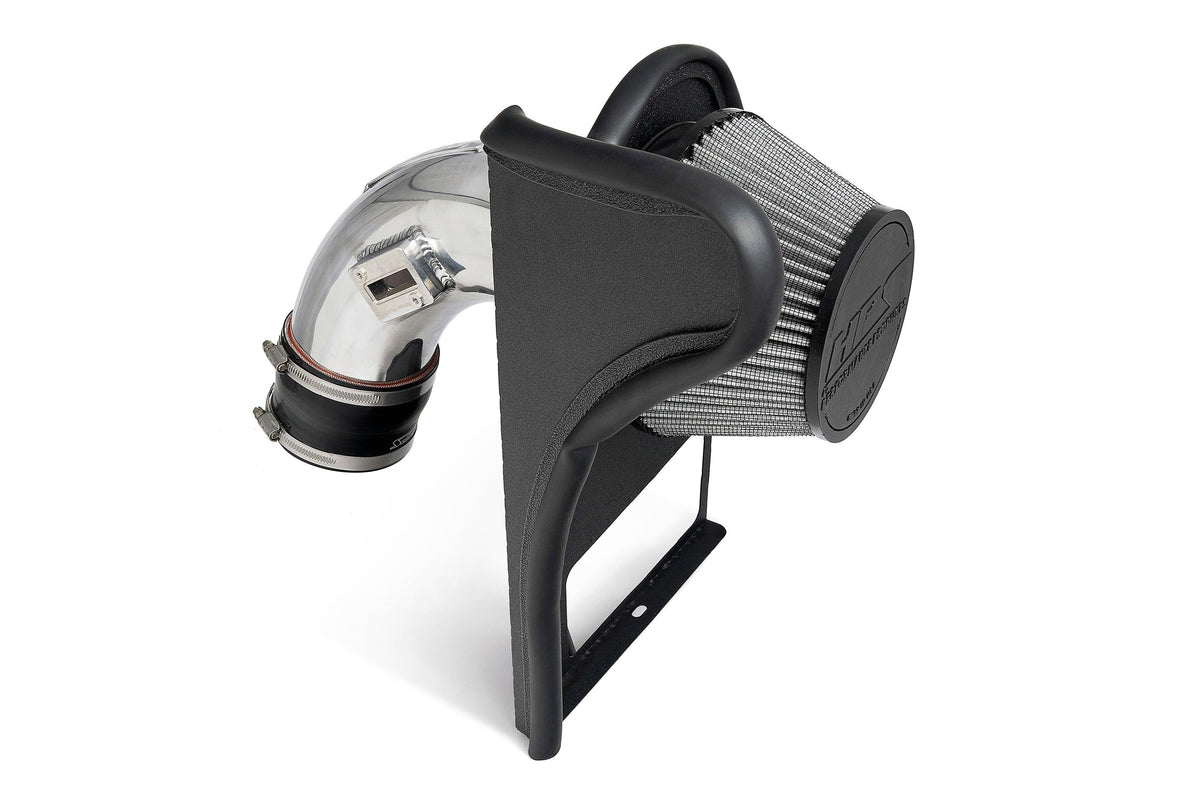 HPS Shortram Air Intake Heat Shield Kit for 23+ BMW X7 3.0L Turbo G07 SKU 827-739P, polished product view