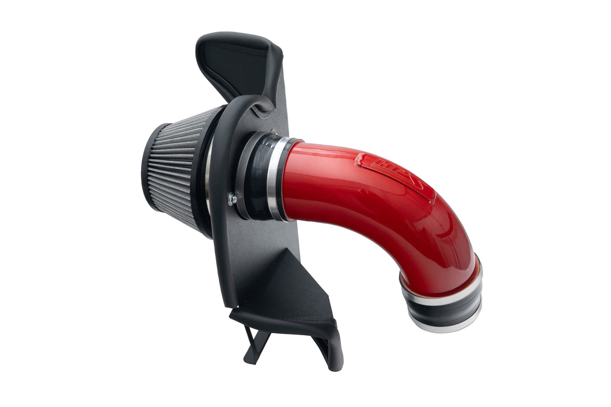 HPS Shortram Air Intake Heat Shield Kit for 23+ BMW X7 3.0L Turbo G07 SKU 827-739R, red product view