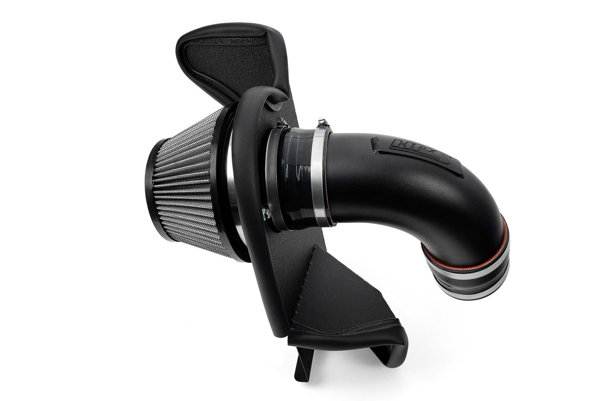 HPS Shortram Air Intake Heat Shield Kit for 23+ BMW X7 3.0L Turbo G07 SKU 827-739WB, wrinkle black product view