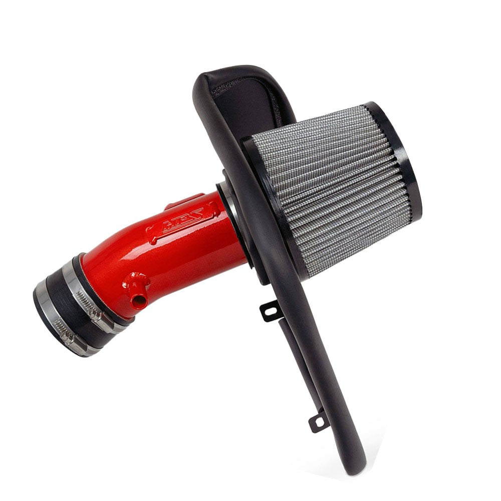 HPS Shortram Air Intake Heat Shield Kit for 06-12 Toyota RAV4 3.5L V6 XA30 SKU 827-740R, red product view