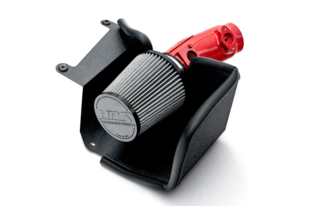 827-741R HPS Red Shortram Air Intake+Heat Shield For Integra TypeS DE5/Civic TypeR FL5