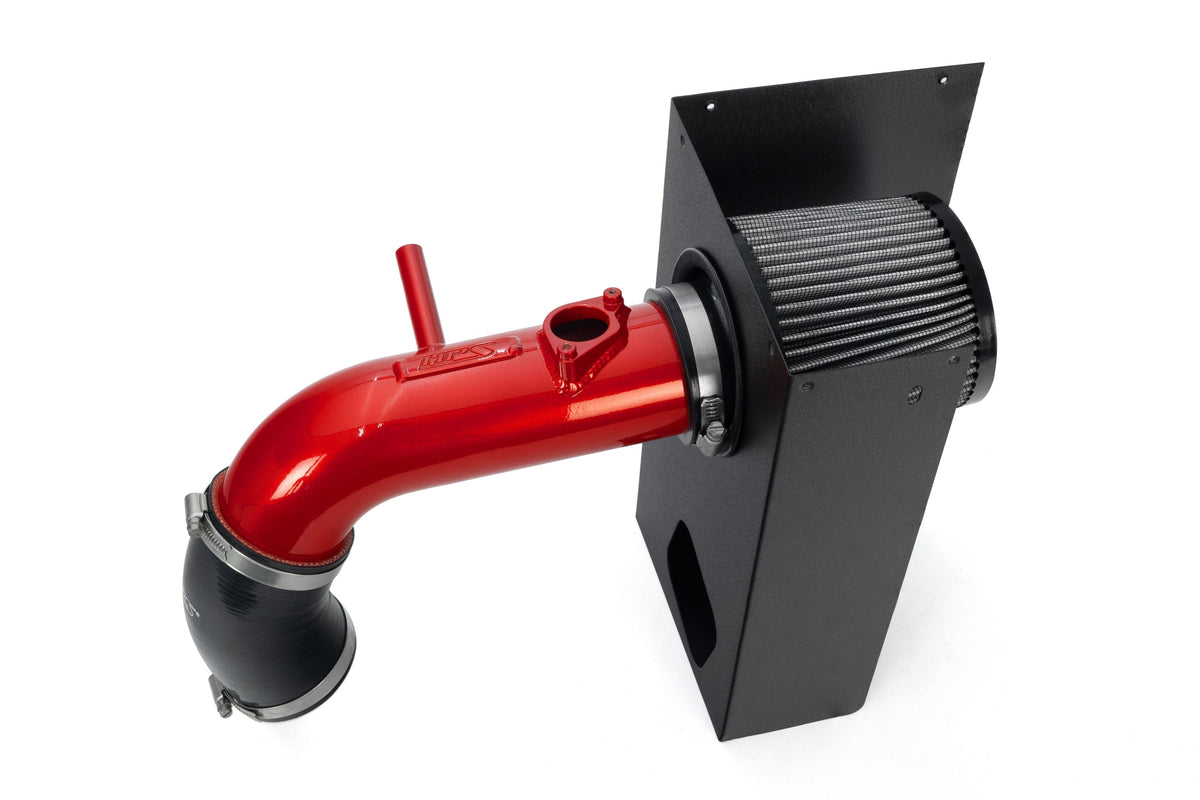 HPS Shortram Air Intake Heat Shield Kit for 19-25 Toyota RAV4 Hybrid / 21-24 RAV4 Prime XA50 SKU 827-768R, red alternate product view