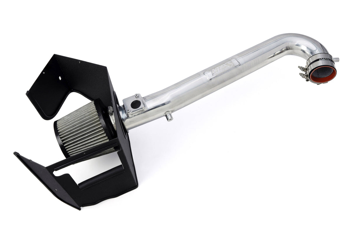 HPS Shortram Air Intake Heat Shield Kit for 15-19 Subaru Outback 2.5L BS SKU 827-769P, polished alternate product view