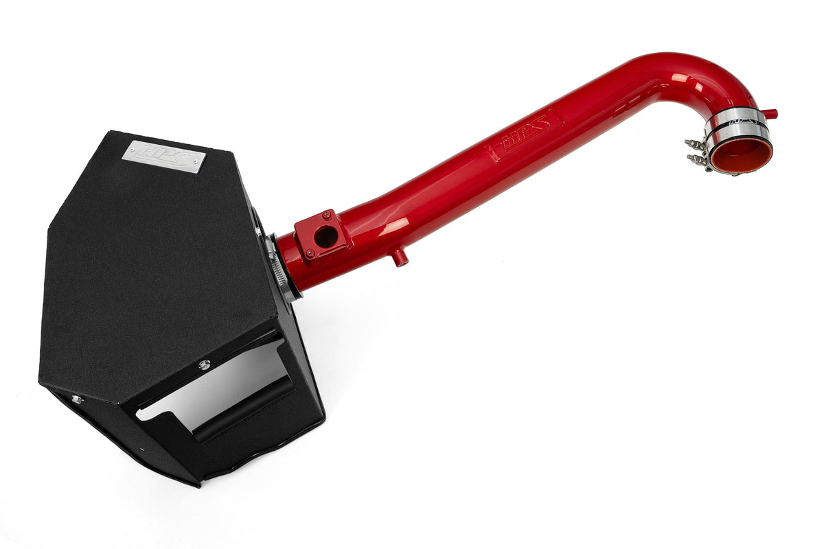HPS Shortram Air Intake Heat Shield Kit for 15-19 Subaru Outback 2.5L BS SKU 827-769R, red product view