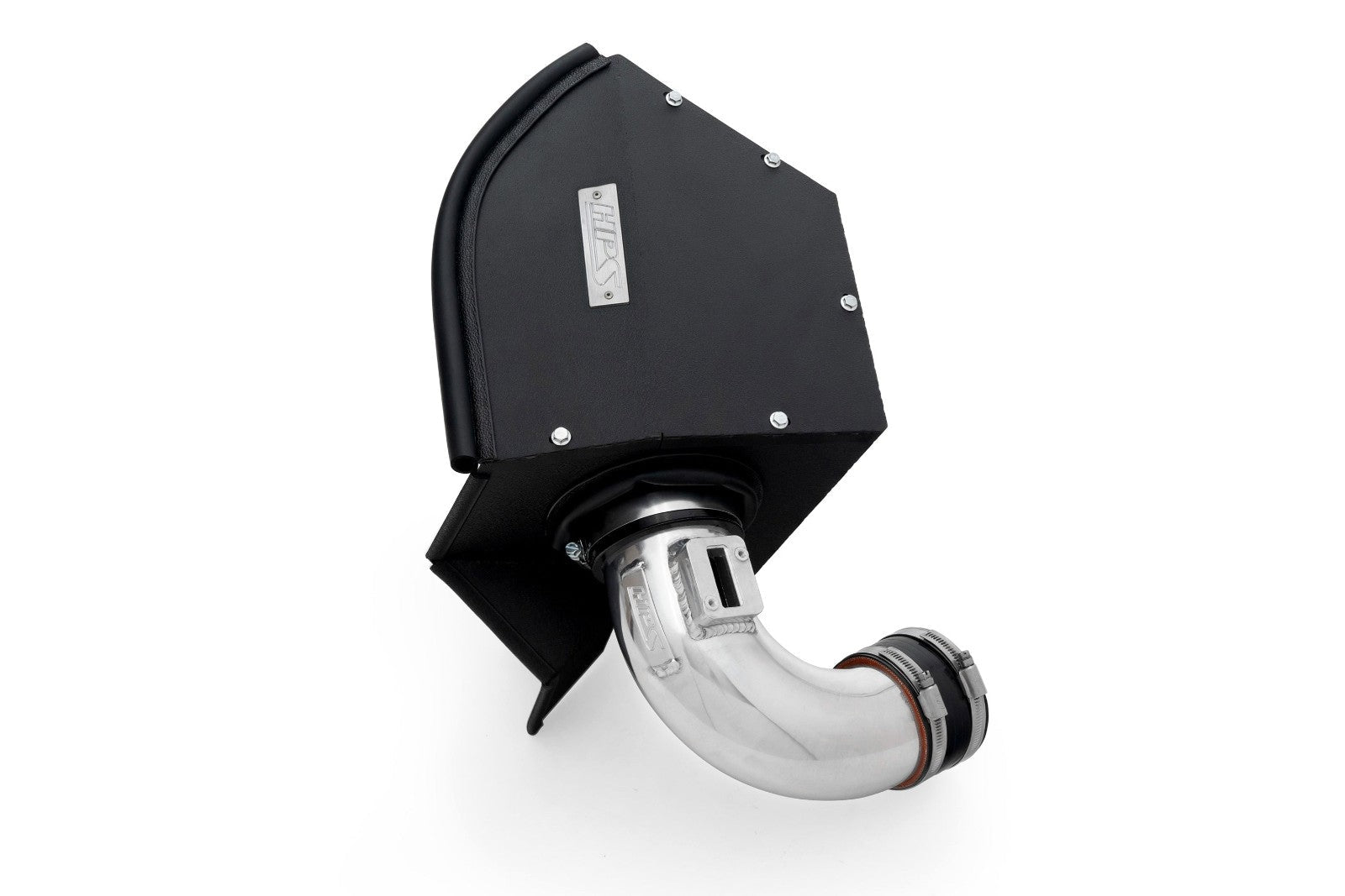 HPS Shortram Air Intake Heat Shield Kit for 22+ 230i / 19-24 330i / 21-24 430i 2.0L Turbo B48 SKU 827-770P, polished product view 3