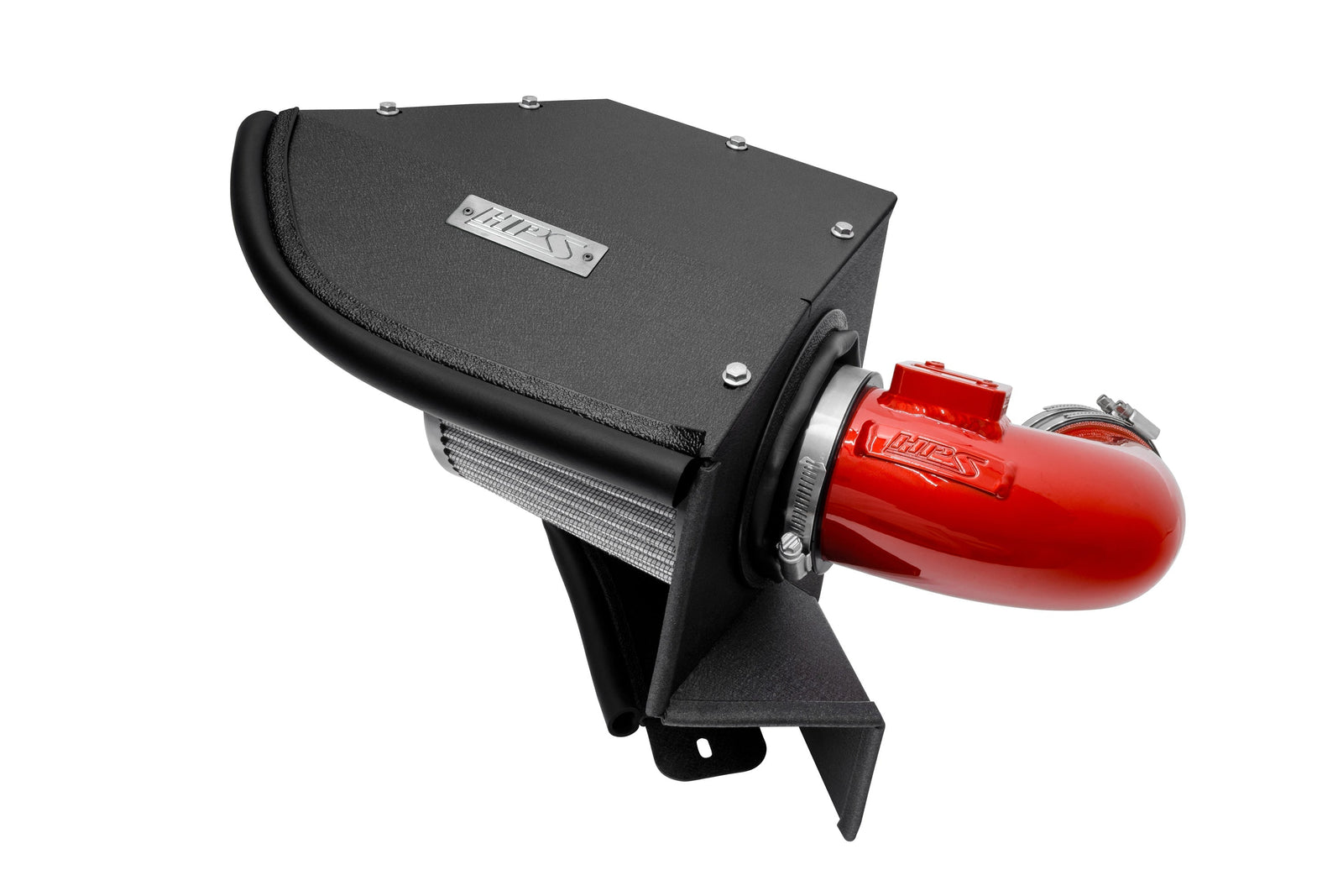 HPS Shortram Air Intake Heat Shield Kit for 22+ 230i / 19-24 330i / 21-24 430i 2.0L Turbo B48 SKU 827-770R, red product view