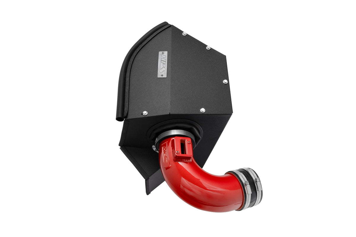 HPS Shortram Air Intake Heat Shield Kit for 22+ 230i / 19-24 330i / 21-24 430i 2.0L Turbo B48 SKU 827-770R, red product view 3