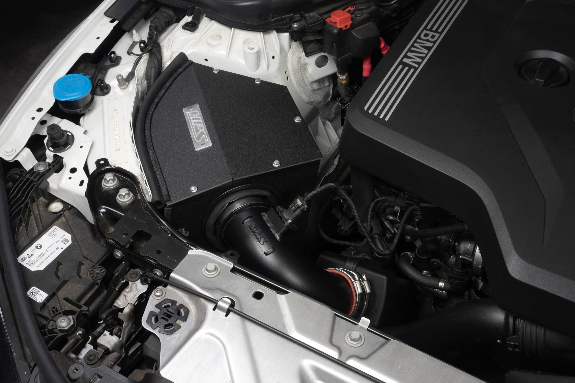 827-770BL+17-158P HPS Blue Charge Pipe+Air Intake For 230i G42/330e 330i G20/430i G22 G26 2.0T