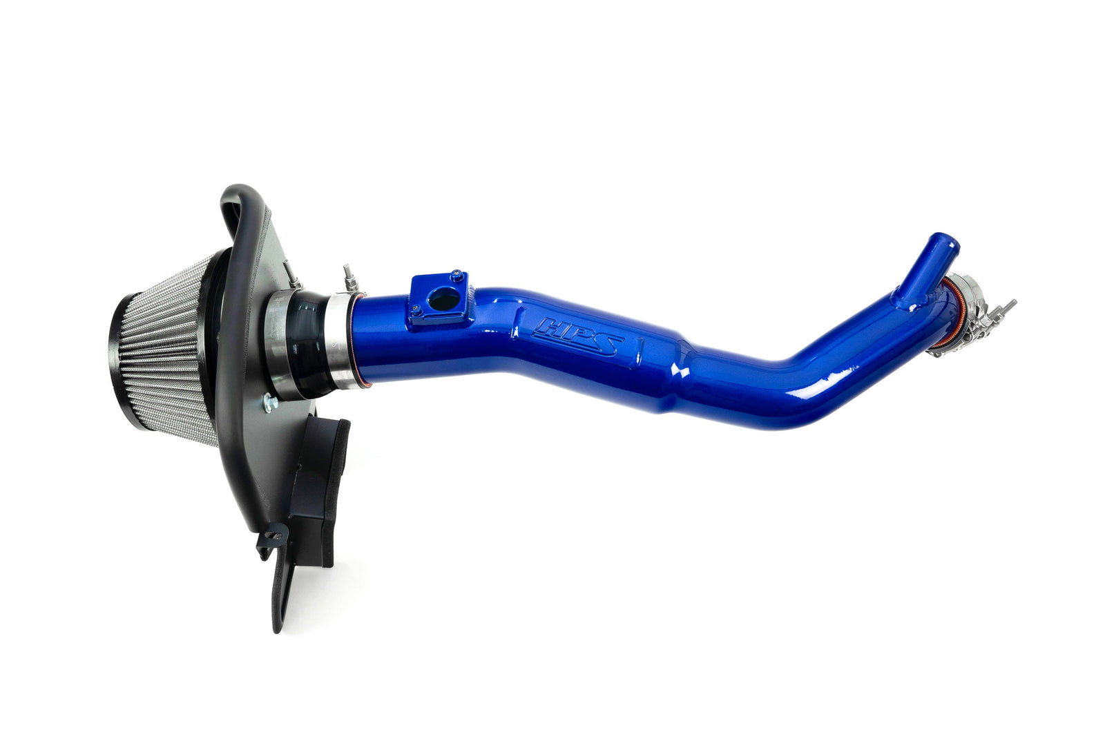 827-777BL HPS Blue Shortram Air Intake w/Heat Shield For 21-25 Lexus IS300 2.0L Turbo